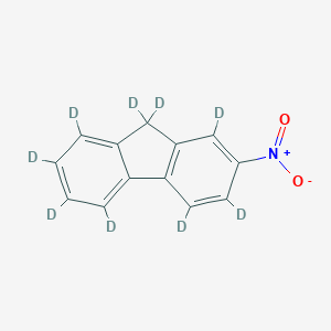 molecular formula C13H9NO2 B135265 2-Nitrofluorene-d9 