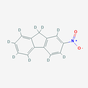molecular formula C13H9NO2 B135265 2-Nitrofluorene-d9 CAS No. 128008-87-7