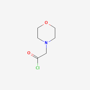 molecular formula C6H10ClNO2 B1352656 4-Morpholineacetyl chloride 