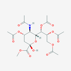 molecular formula C20H29NO13 B1352661 4,7,8,9-Tetra-O-acetyl-N-acetylneuraminic Acid Methyl Ester CAS No. 84380-10-9