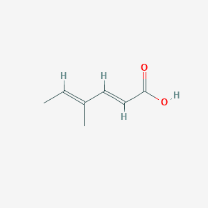 molecular formula C7H10O2 B1352663 4-甲基己-2,4-二烯酸 CAS No. 69804-82-6