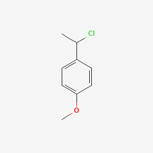 molecular formula C9H11ClO B1352675 Benzene, 1-(1-chloroethyl)-4-methoxy- CAS No. 1538-89-2