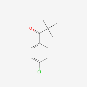 molecular formula C11H13ClO B1352676 1-(4-氯苯基)-2,2-二甲基丙酮 CAS No. 30314-42-2