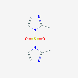 molecular formula C8H10N4O2S B1352678 1,1'-Sulfonylbis(2-methyl-1H-imidazole) CAS No. 489471-87-6