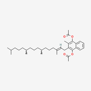 molecular formula C35H52O4 B1352680 Vitamin K1 diacetate CAS No. 604-87-5