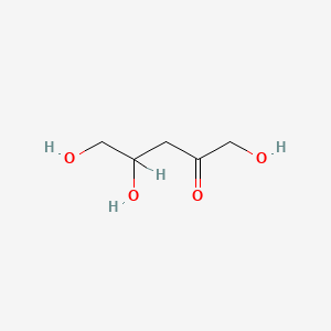 molecular formula C5H10O4 B1352682 1,4,5-Trihydroxypentan-2-one CAS No. 3343-53-1