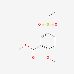 molecular formula C11H14O5S B1352686 Methyl 5-(Ethylsulfonyl)-2-methoxybenzoate CAS No. 62140-67-4