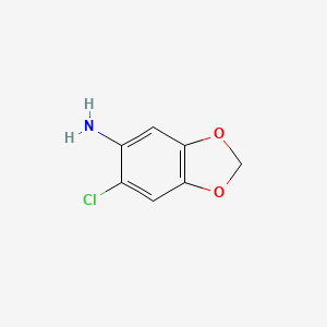 molecular formula C7H6ClNO2 B1352704 6-Chloro-1,3-benzodioxol-5-amine CAS No. 76958-07-1
