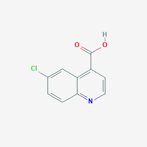 molecular formula C10H6ClNO2 B1352709 6-Chloroquinoline-4-carboxylic acid CAS No. 62482-29-5