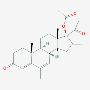 molecular formula C25H32O4 B135271 Melengestrol acetate CAS No. 2919-66-6