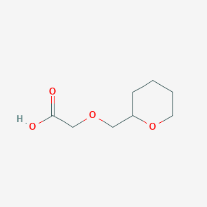 molecular formula C8H14O4 B1352711 (Tetrahydro-2H-pyran-2-ylmethoxy)acetic acid CAS No. 876716-61-9