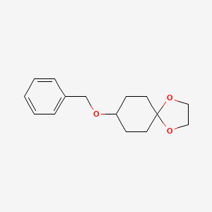 molecular formula C15H20O3 B1352715 8-(Benzyloxy)-1,4-dioxaspiro[4.5]decane CAS No. 92829-83-9