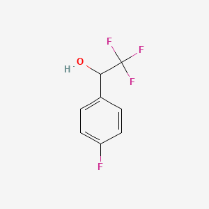 molecular formula C8H6F4O B1352723 2,2,2-Trifluoro-1-(4-fluorophenyl)ethanol CAS No. 17556-41-1
