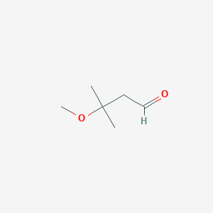 molecular formula C6H12O2 B1352739 3-Methoxy-3-methylbutanal CAS No. 181134-54-3