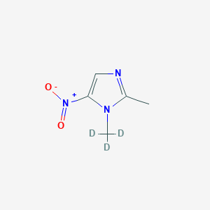 molecular formula C5H7N3O2 B135274 Dimetridazole-d3 CAS No. 64678-69-9
