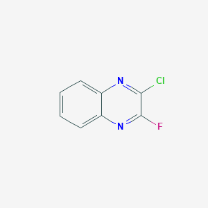 molecular formula C8H4ClFN2 B1352742 2-Chloro-3-fluoroquinoxaline 