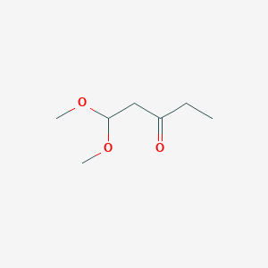 molecular formula C7H14O3 B1352749 1,1-Dimethoxypentan-3-one CAS No. 31199-03-8