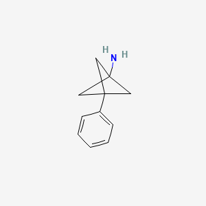 molecular formula C11H13N B1352750 3-Phenylbicyclo[1.1.1]pentan-1-amine CAS No. 784093-32-9