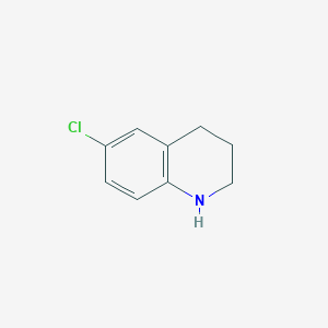 molecular formula C9H10ClN B1352751 6-Chloro-1,2,3,4-tetrahydroquinoline CAS No. 49716-18-9