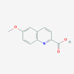 molecular formula C11H9NO3 B1352756 6-甲氧基喹啉-2-羧酸 CAS No. 75433-99-7