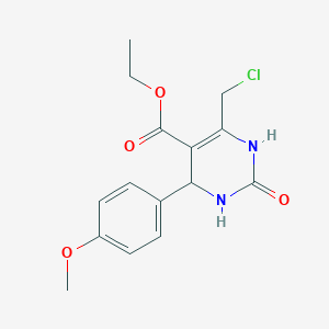 Ethyl 6-(chloromethyl)-4-(4-methoxyphenyl)-2-oxo-1,2,3,4-tetrahydropyrimidine-5-carboxylate