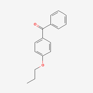 molecular formula C16H16O2 B1352799 Phenyl-(4-propoxyphenyl)methanone CAS No. 65565-59-5