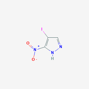 molecular formula C3H2IN3O2 B1352806 4-iodo-3-nitro-1H-pyrazole CAS No. 400753-02-8