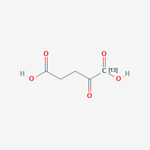 molecular formula C5H6O5 B135282 2-Ketoglutaric acid-13C CAS No. 108395-15-9