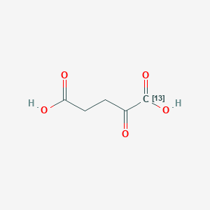 molecular formula C5H6O5 B135282 2-酮戊二酸-13C1 CAS No. 108395-15-9
