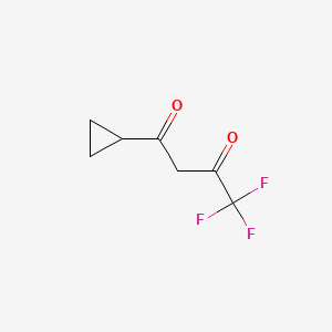 molecular formula C7H7F3O2 B1352823 1-Cyclopropyl-4,4,4-trifluorobutane-1,3-dione CAS No. 30923-69-4
