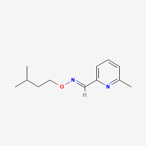 molecular formula C12H18N2O B1352835 6-Methyl-2-pyridinecarboxaldehyde O-(3-methylbutyl)oxime CAS No. 72990-57-9