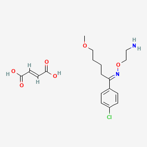 molecular formula C18H25ClN2O6 B1352838 Clovoxamine fumarate CAS No. 54739-21-8