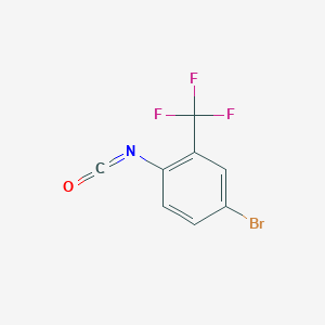 molecular formula C8H3BrF3NO B1352858 4-Bromo-2-(trifluoromethyl)phenyl isocyanate CAS No. 41513-02-4