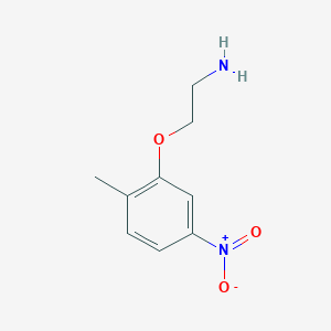 molecular formula C9H12N2O3 B13528592 2-(2-Methyl-5-nitrophenoxy)ethan-1-amine 