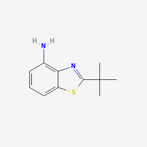 molecular formula C11H14N2S B13528659 2-Tert-butyl-1,3-benzothiazol-4-amine 