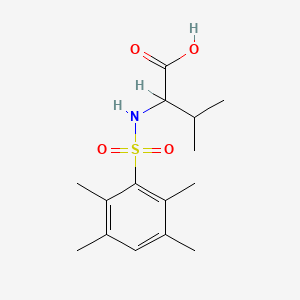 molecular formula C15H23NO4S B1352869 ((2,3,5,6-Tetramethylphenyl)sulfonyl)valine 