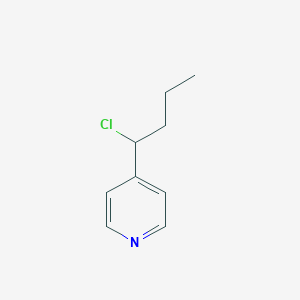 molecular formula C9H12ClN B135287 4-(1-Chlorobutyl)pyridine CAS No. 126342-37-8
