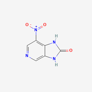 molecular formula C6H4N4O3 B1352870 1,3-Dihydro-7-nitro-2H-imidazo[4,5-c]pyridin-2-one CAS No. 61719-60-6