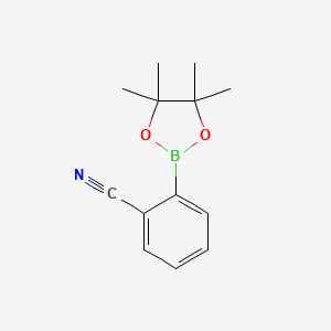 molecular formula C13H16BNO2 B1352880 2-(4,4,5,5-Tetramethyl-1,3,2-dioxaborolan-2-yl)benzonitrile CAS No. 214360-48-2