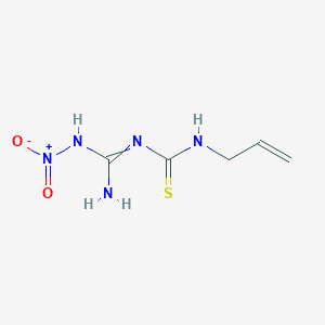molecular formula C5H9N5O2S B1352886 1-nitro 3-(N-allyl thiocarbamoyl) guanidine 