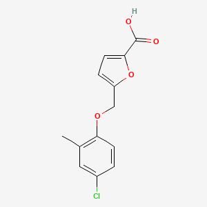 molecular formula C13H11ClO4 B1352892 5-[(4-Chloro-2-methylphenoxy)methyl]-2-furoic acid CAS No. 832739-89-6