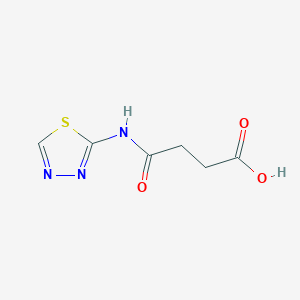 4-Oxo-4-(1,3,4-thiadiazol-2-ylamino)butanoic acid