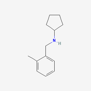 molecular formula C13H19N B1352909 N-(2-Methylbenzyl)cyclopentanamine CAS No. 108157-27-3