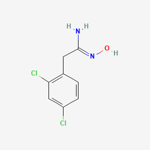 molecular formula C8H8Cl2N2O B1352918 2-(2,4-Dichloro-phenyl)-N-hydroxy-acetamidine CAS No. 333748-88-2