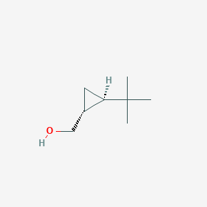molecular formula C8H16O B13529241 Rac-[(1r,2r)-2-tert-butylcyclopropyl]methanol 