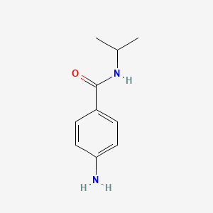 molecular formula C10H14N2O B1352931 4-氨基-N-异丙基苯甲酰胺 CAS No. 774-67-4