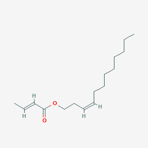 molecular formula C16H28O2 B1352934 (Z)-3-Dodecenyl (E)-2-butenoate 