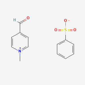 molecular formula C13H13NO4S B1352938 4-Formyl-1-methylpyridinium benzenesulfonate CAS No. 82228-89-5