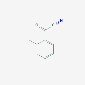 molecular formula C9H7NO B1352942 2-Methylbenzoyl cyanide CAS No. 5955-73-7