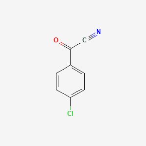 molecular formula C8H4ClNO B1352943 4-Chlorobenzoyl cyanide CAS No. 13014-48-7
